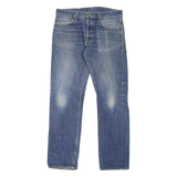 CARHARTT Workwear Mens Jeans Blue Regular Straight Stone Wash W33 L31