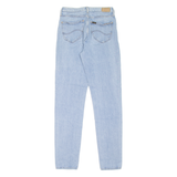 LEE Womens Jeans Blue Regular Mom W27 L33