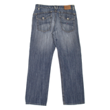 TOMMY HILFIGER Gage Fit Mens Jeans Blue Regular Skinny Stone Wash W33 L31