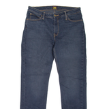 LEE Womens Jeans Blue Regular Tapered W29 L29