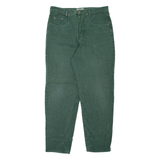 GUESS By George Marciano Womens Jeans Green Regular Mom 90s W32 L30