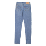LEVI'S 711 Womens Jeans Blue Slim Skinny Stone Wash W26 L30