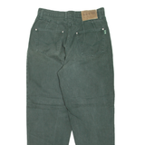 H.I.S Womens Jeans Green Regular Mom W30 L29