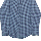 TOMMY HILFIGER Mens Shirt Blue Gingham Long Sleeve S