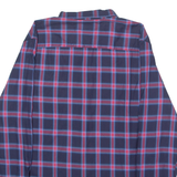 CALVIN KLEIN Mens Shirt Blue Check Long Sleeve XL