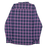 CALVIN KLEIN Mens Shirt Blue Check Long Sleeve XL