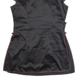 LAOGUDAI Eastern Inspired Womens Top Black V-Neck L
