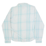 COLUMBIA Womens Printed Shirt Blue Collared Long Sleeve Check M