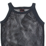 Mesh Womens Vest Black Sleeveless S