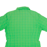 MAMMUT Womens Printed Shirt Green Collared Check L