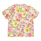 SOLANGE MONDOR Womens Printed Shirt Cream 90s Floral L