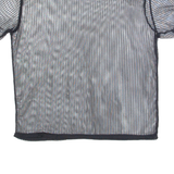 Mesh Sheer Womens Top Black M