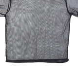 Mesh Sheer Womens Top Black M