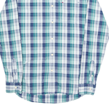 TOMMY HILFIGER Mens Shirt Blue Check Long Sleeve S