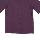 DKNY Mens Plain Shirt Purple M