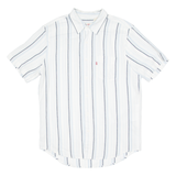 LEVI'S Mens Shirt White Striped M