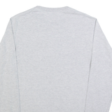 CHAMPION Mens T-Shirt Grey Long Sleeve S