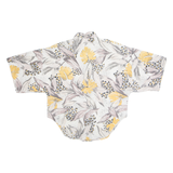 Womens Printed Shirt Beige Collared 90s Animal Print L