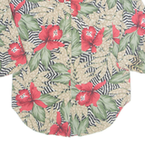 BEST BLOUSE COMPANY Womens Printed Shirt Black 3/4 Sleeve 90s Floral M