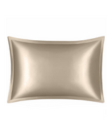 ANYHOUZ Pillowcase 50x75cm Gold Pure Real Silk For Comfortable And Relaxing Home Bed