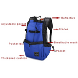Anypet XL Blue Pet Carrier Backpack with Pockets – Travel & Driving Bag for Medium to Large Dogs