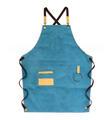 Anypron Canvas Gardening & Workshop Apron with Tool Pockets – Heavy-Duty Workwear for Men & Women