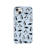 Powder Blue Waddles iPhone 14 Plus Case