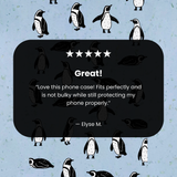 Powder Blue Waddles iPhone 14 Case