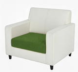 Anyhouz Sofa Cushion Cover – Green Polyester, Thick Stretchable, 1Pc Living Room Chair