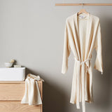 Natural | Waffle Bathrobe Made With 100% Organic Bamboo #Color_natural