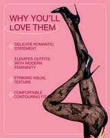 Floral Net Tights