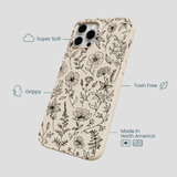 Seashell Wild Flower iPhone 12 Pro Max Case