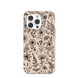 Seashell Wild Flower iPhone 14 Pro Case