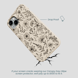 Seashell Wild Flower iPhone 15 Plus Case