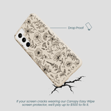 Seashell Wild Flower Samsung Galaxy S22 Case