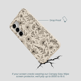Seashell Wild Flower Samsung Galaxy S25 Case