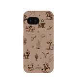 Chocolate Brown Wild Frontier Google Pixel 9a Case
