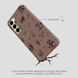 Chocolate Brown Wild Frontier Samsung Galaxy S23+(Plus) Case