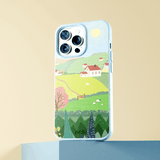 Powder Blue Sunny Countryside iPhone 13 Case