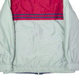 BX SWISS Mens Jacket Grey 90s Hooded Colourblock L