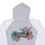 KARL KANI Cropped Stranger Things Womens Grey Hoodie M