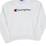 CHAMPION Mens White Hoodie M