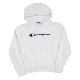 CHAMPION Mens White Hoodie M