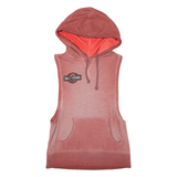 HARLEY DAVIDSON Sleeveless Mens Red Hoodie S