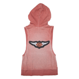 HARLEY DAVIDSON Sleeveless Mens Red Hoodie S