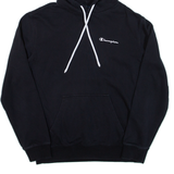 CHAMPION Mens Black Hoodie M