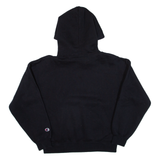 CHAMPION Womens Black Hoodie M