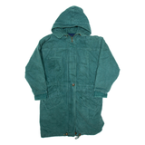KAOS Womens Parka Coat Green Hooded S