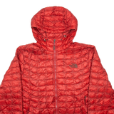 THE NORTH FACE Womens Puffer Coat Red Hooded M