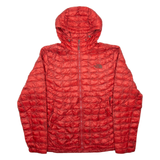 THE NORTH FACE Womens Puffer Coat Red Hooded M
